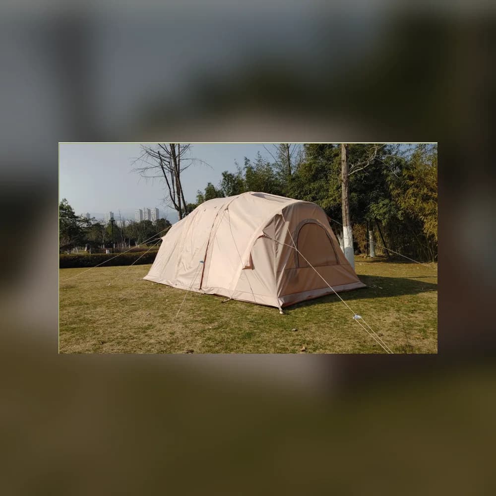 Arched family tent format