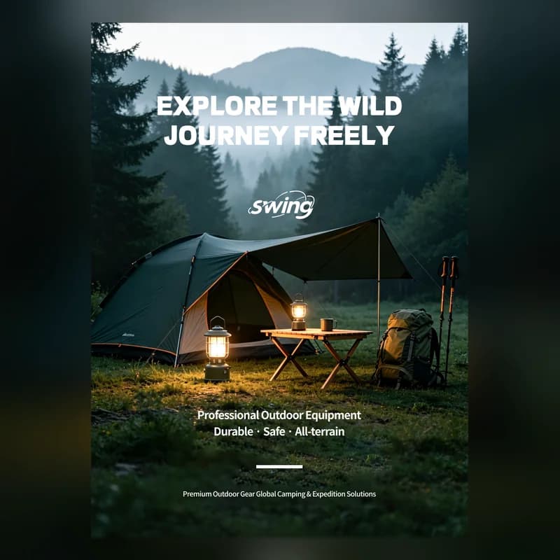 Outdoor tent and gear reference catalogue — 46 pages