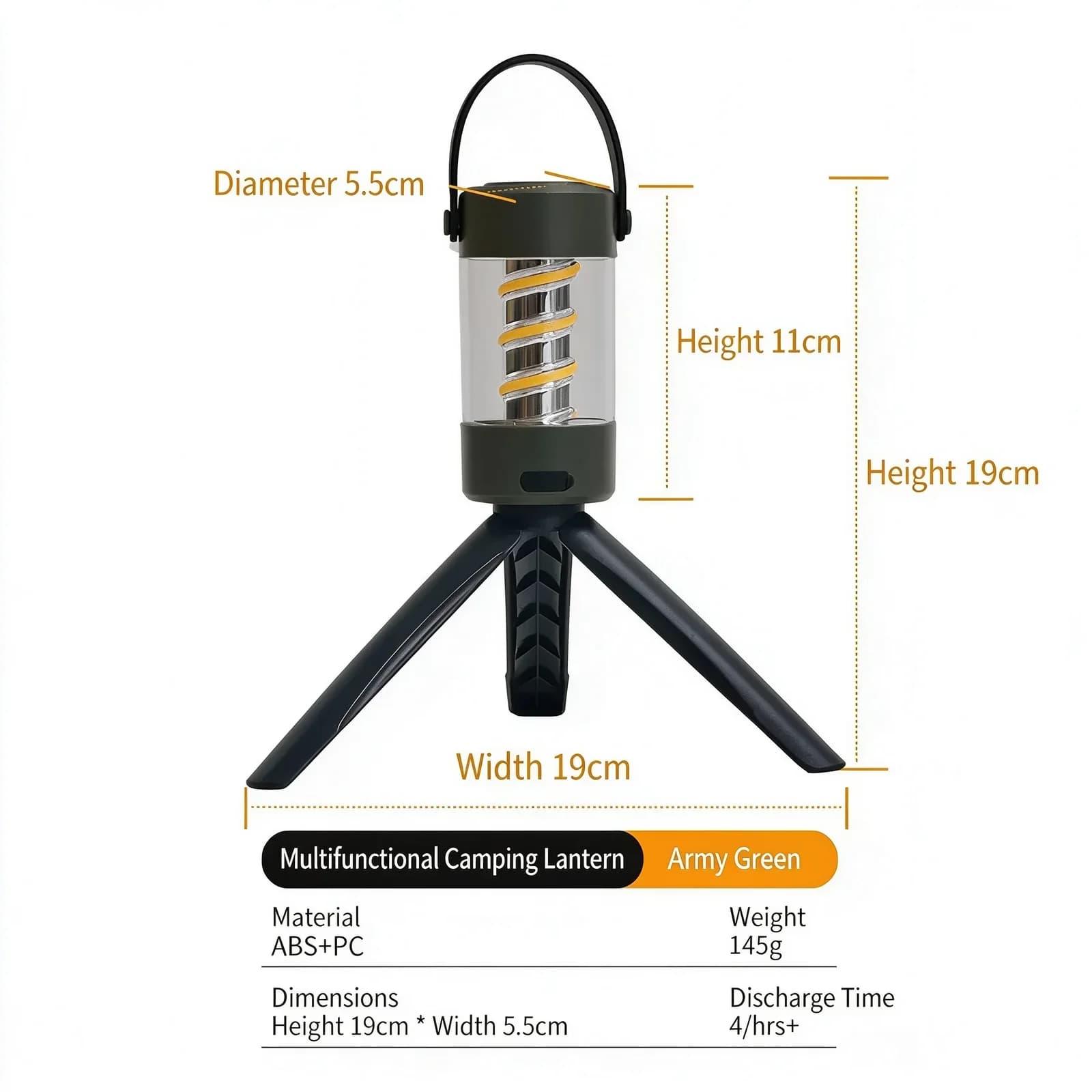 Rechargeable LED Camping Lantern | 7-Mode IPX4 Tent & Canopy Light — product image 2