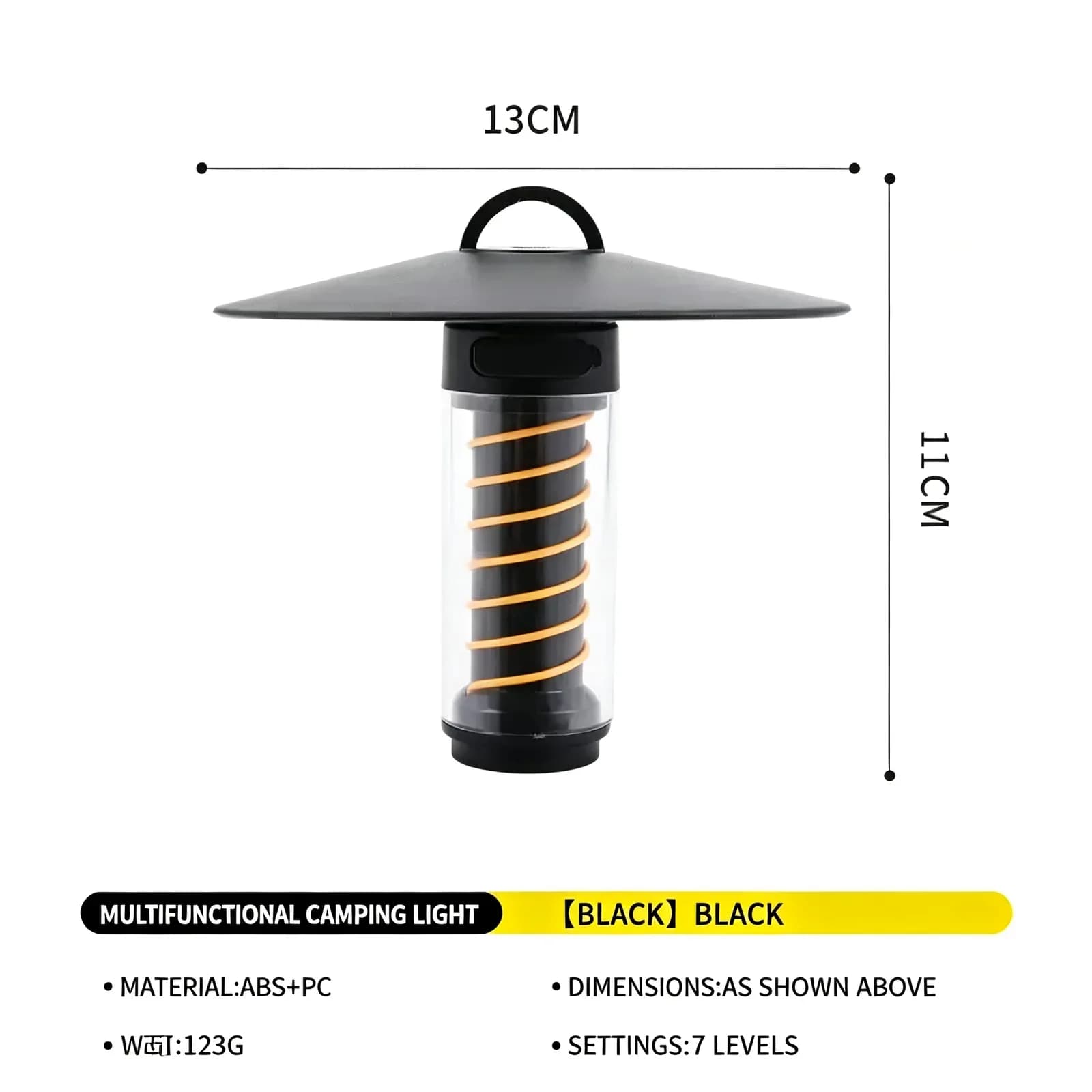 Rechargeable LED Camping Lantern | 7-Mode IPX4 Tent & Canopy Light — product image 4