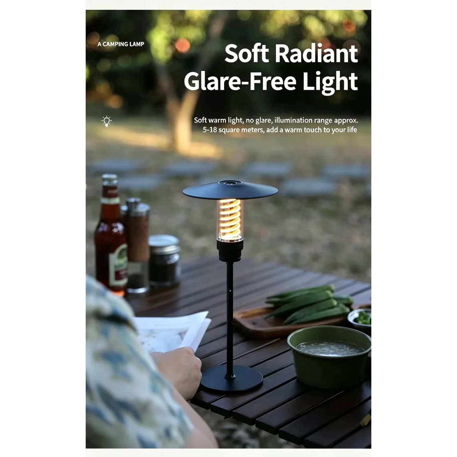 Rechargeable LED Camping Lantern | 7-Mode IPX4 Tent & Canopy Light — product image 10
