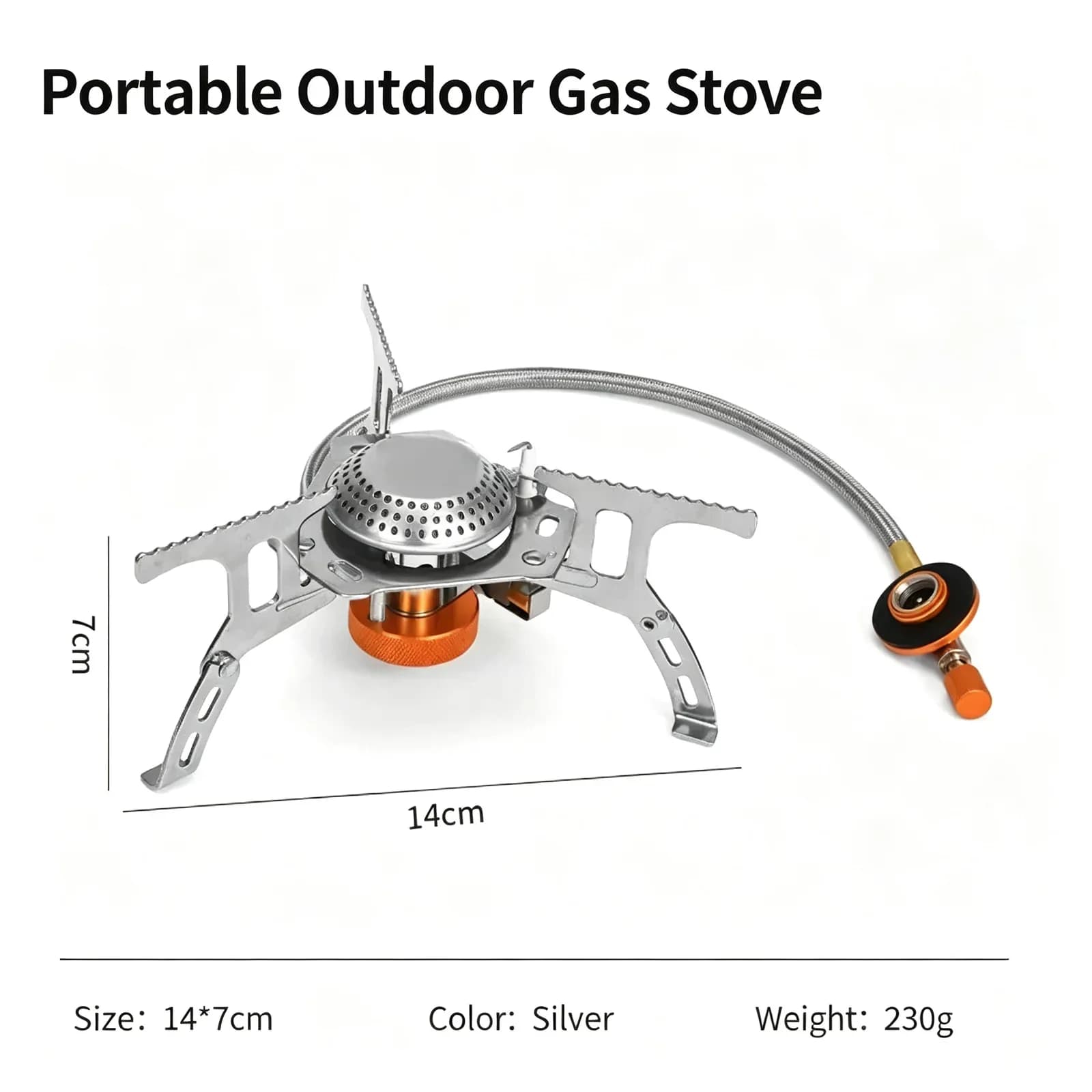 Portable Gas Stove | 230 g Stainless Steel Camping Burner — product image 4