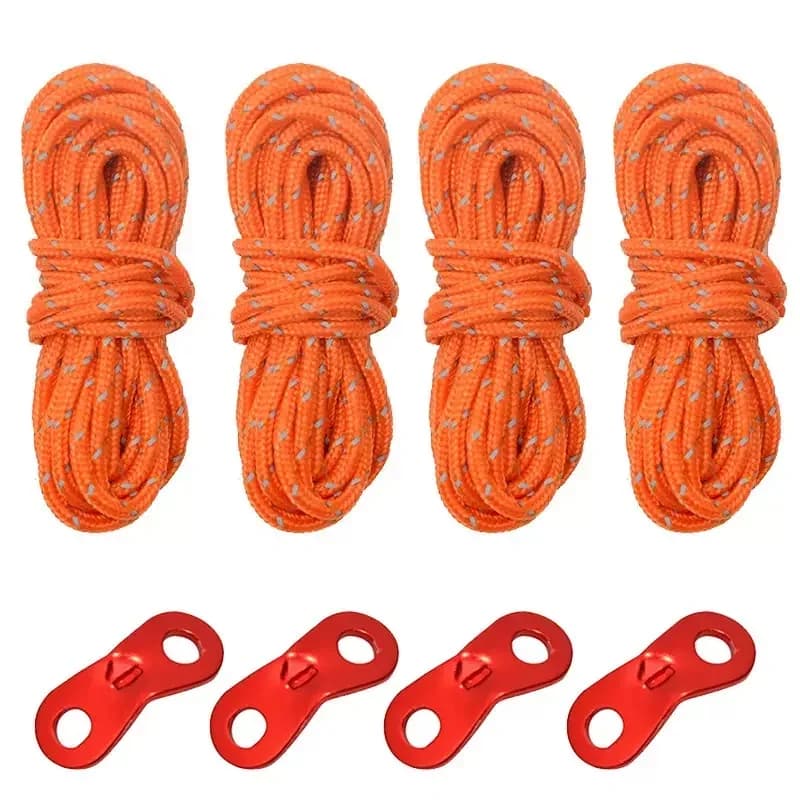 Reflective Tent Guyline | 4 m × 3 mm Camping Rope — product image 4