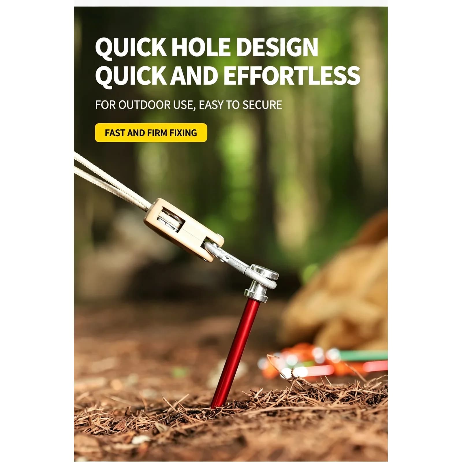 Aluminium Alloy Tent Stakes | 23 cm Lightweight Camping Pegs — product image 4