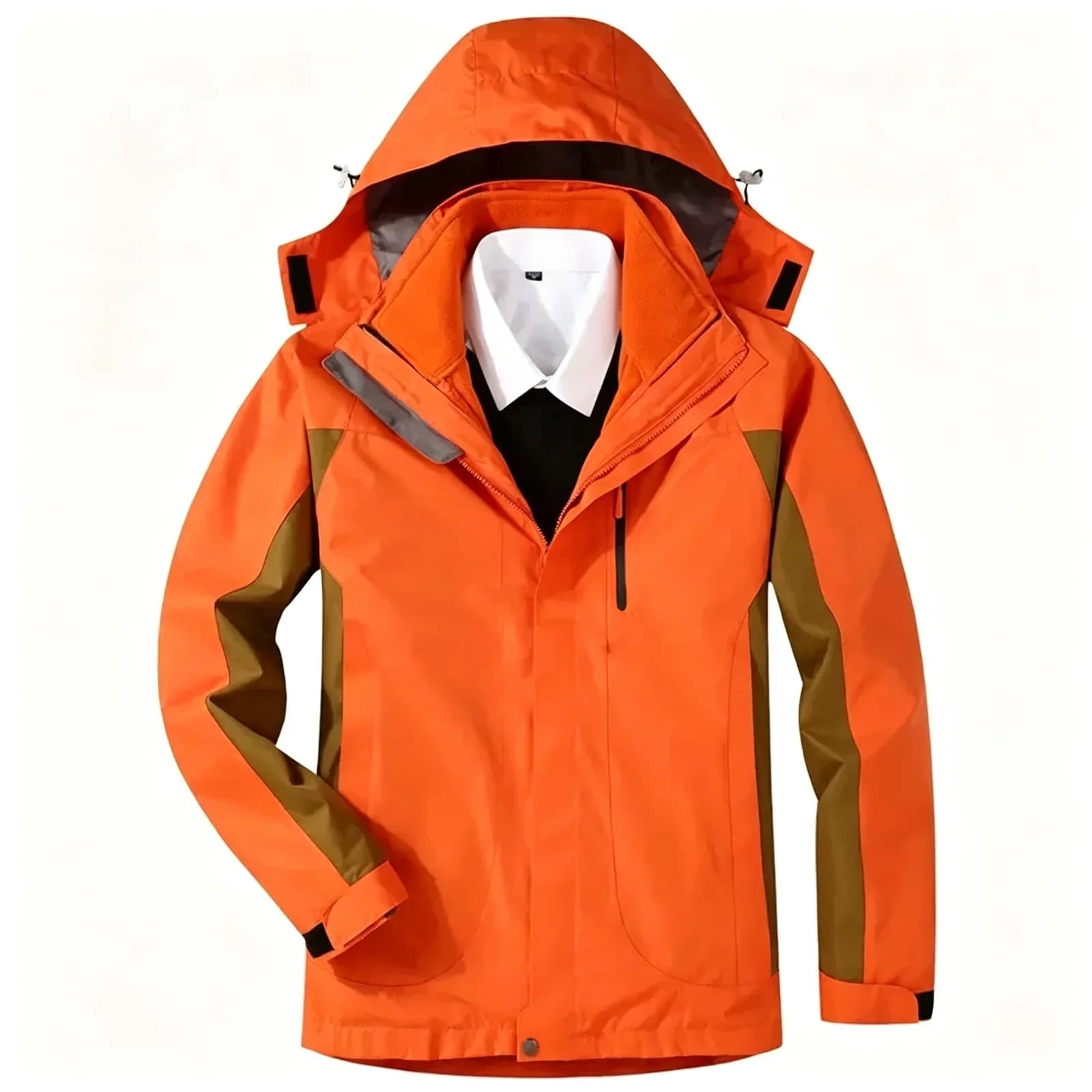 Fleece-Lined Outdoor Jacket | Warm Casual Travel Outerwear — product image 10