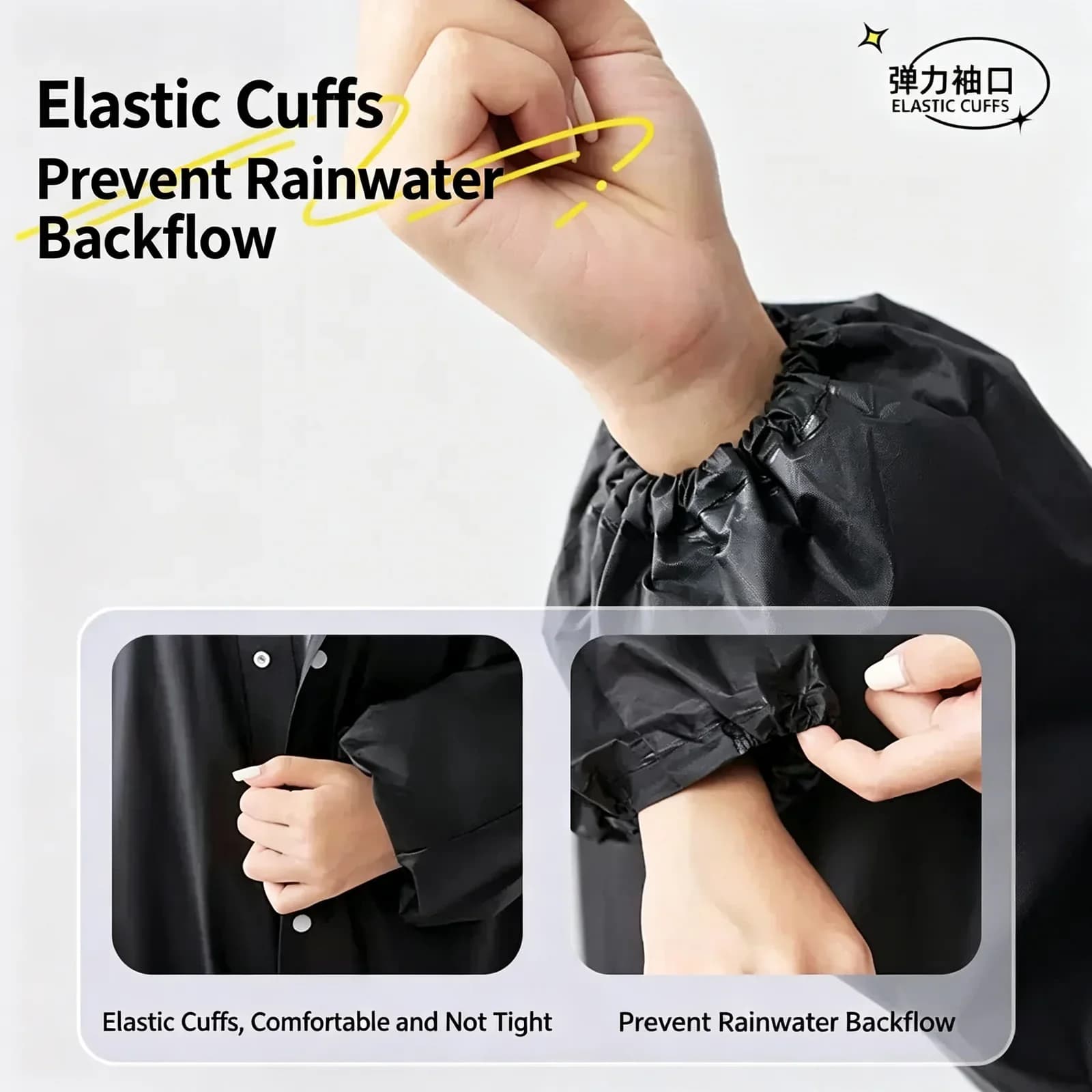 Extra-Thick Portable Raincoat | Reusable Adult & Kids Poncho — product image 4