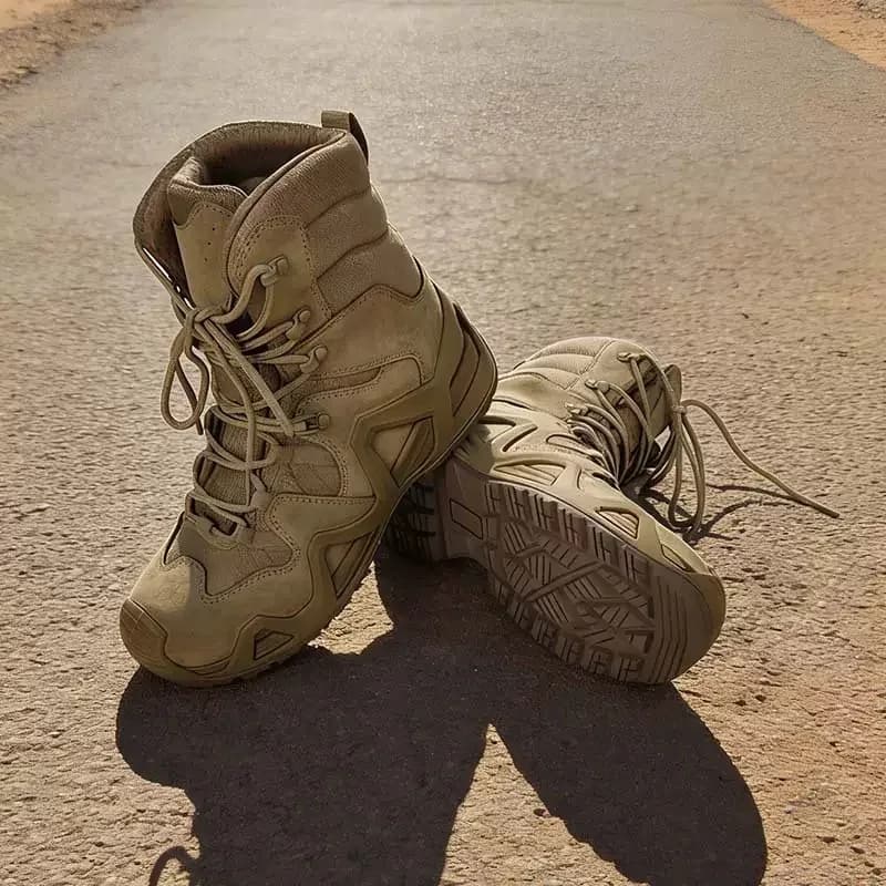 Waterproof Tactical Hiking Boots | Suede Leather Trekking Shoes — product image 4