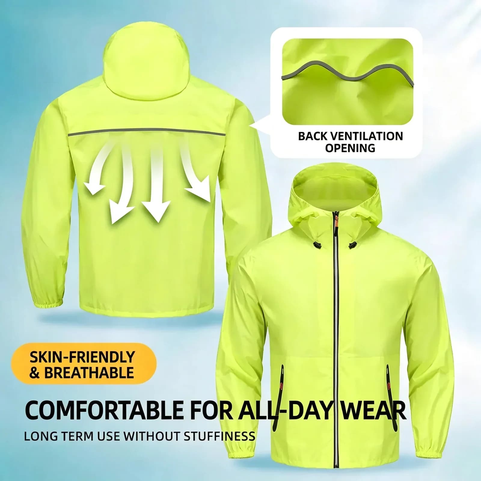 Ultralight Waterproof Rain Suit | Packable Jacket & Pants Set — product image 2