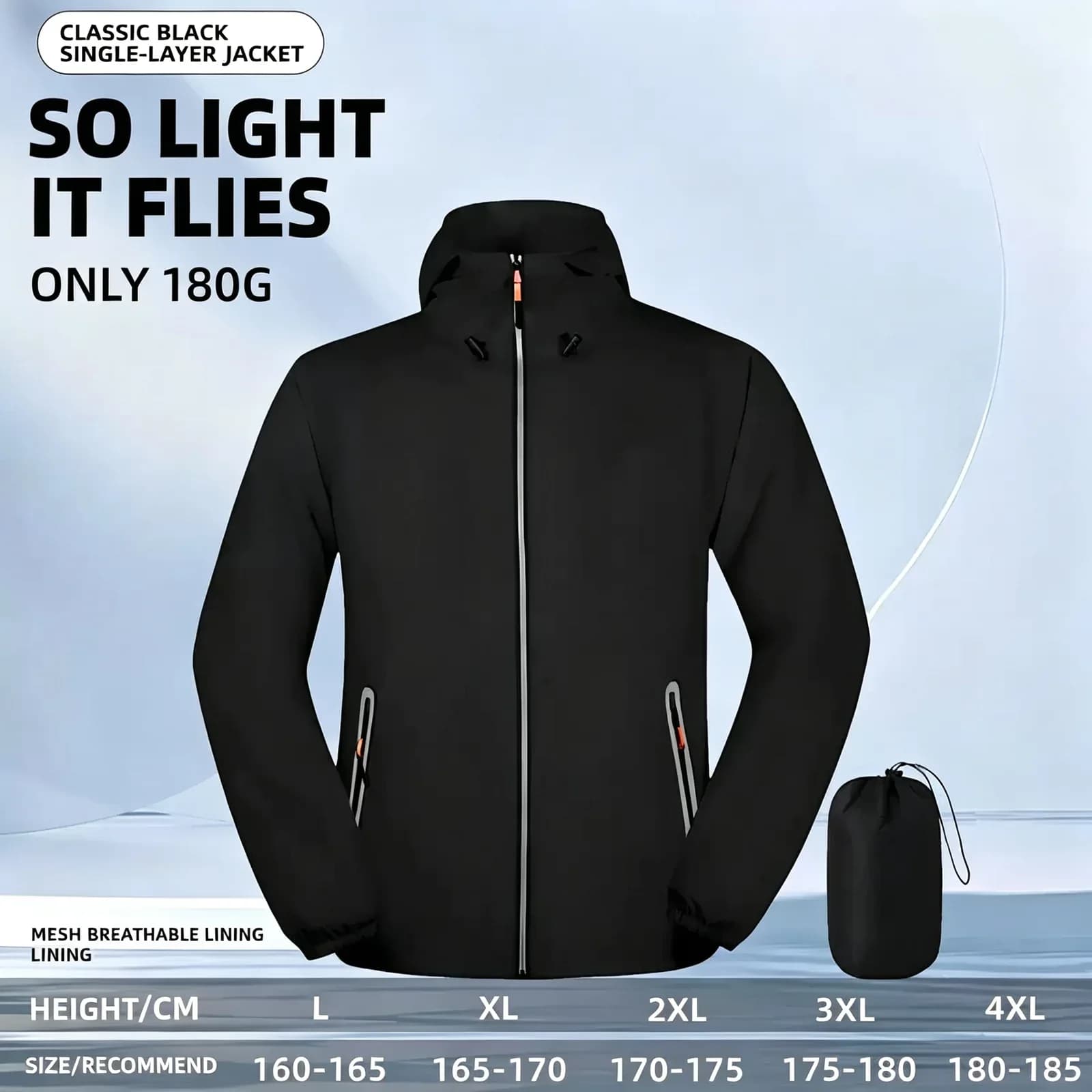 Ultralight Waterproof Rain Suit | Packable Jacket & Pants Set — product image 10