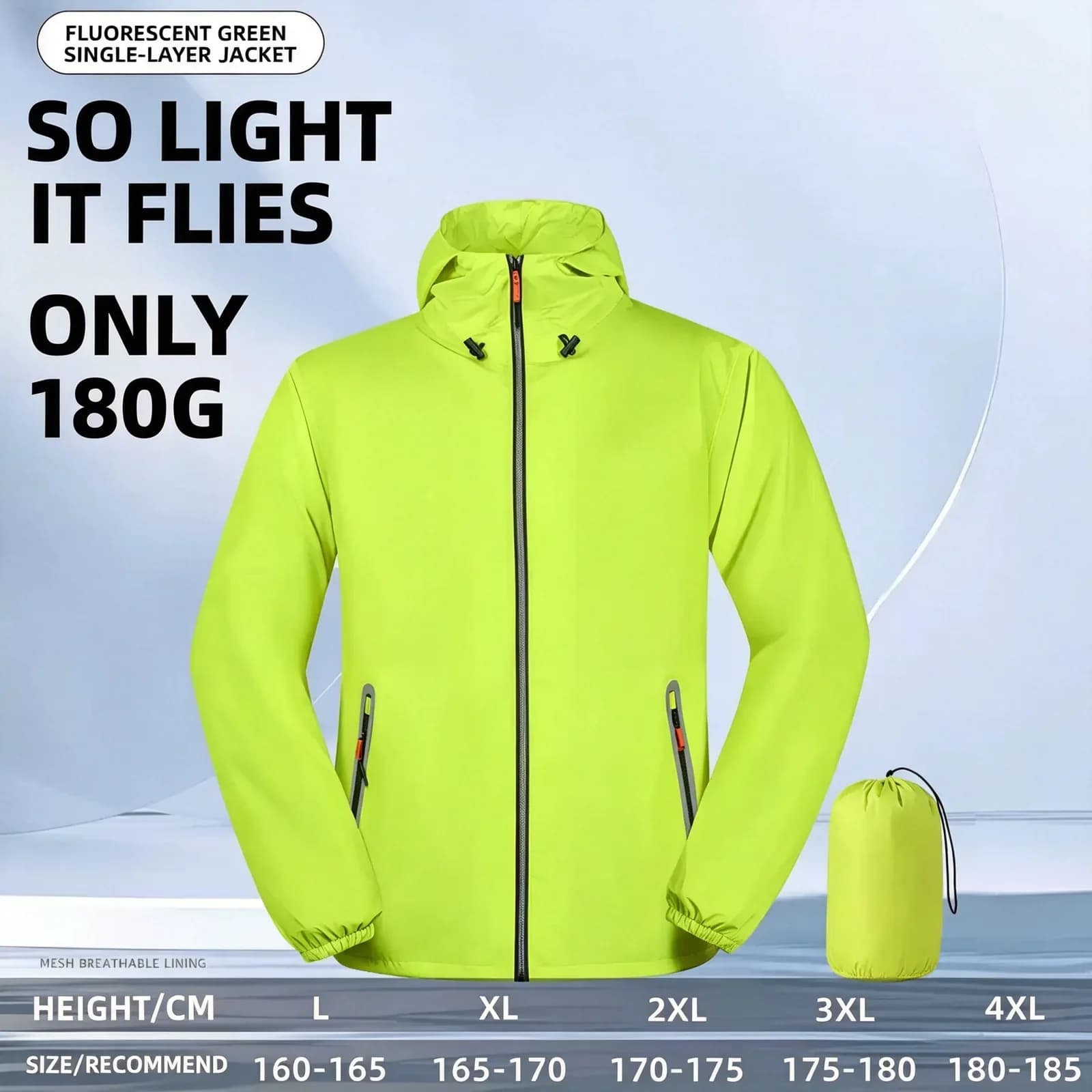 Ultralight Waterproof Rain Suit | Packable Jacket & Pants Set — product image 11