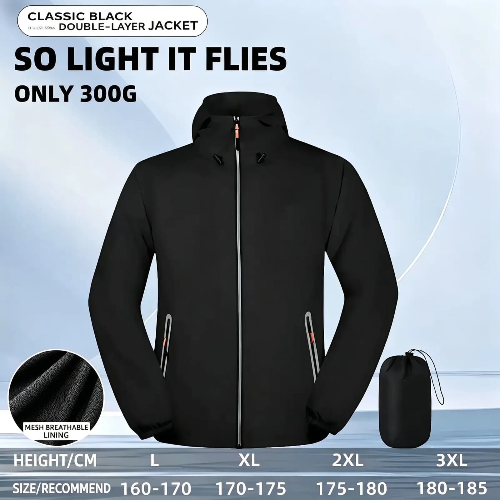 Ultralight Waterproof Rain Suit | Packable Jacket & Pants Set — product image 14
