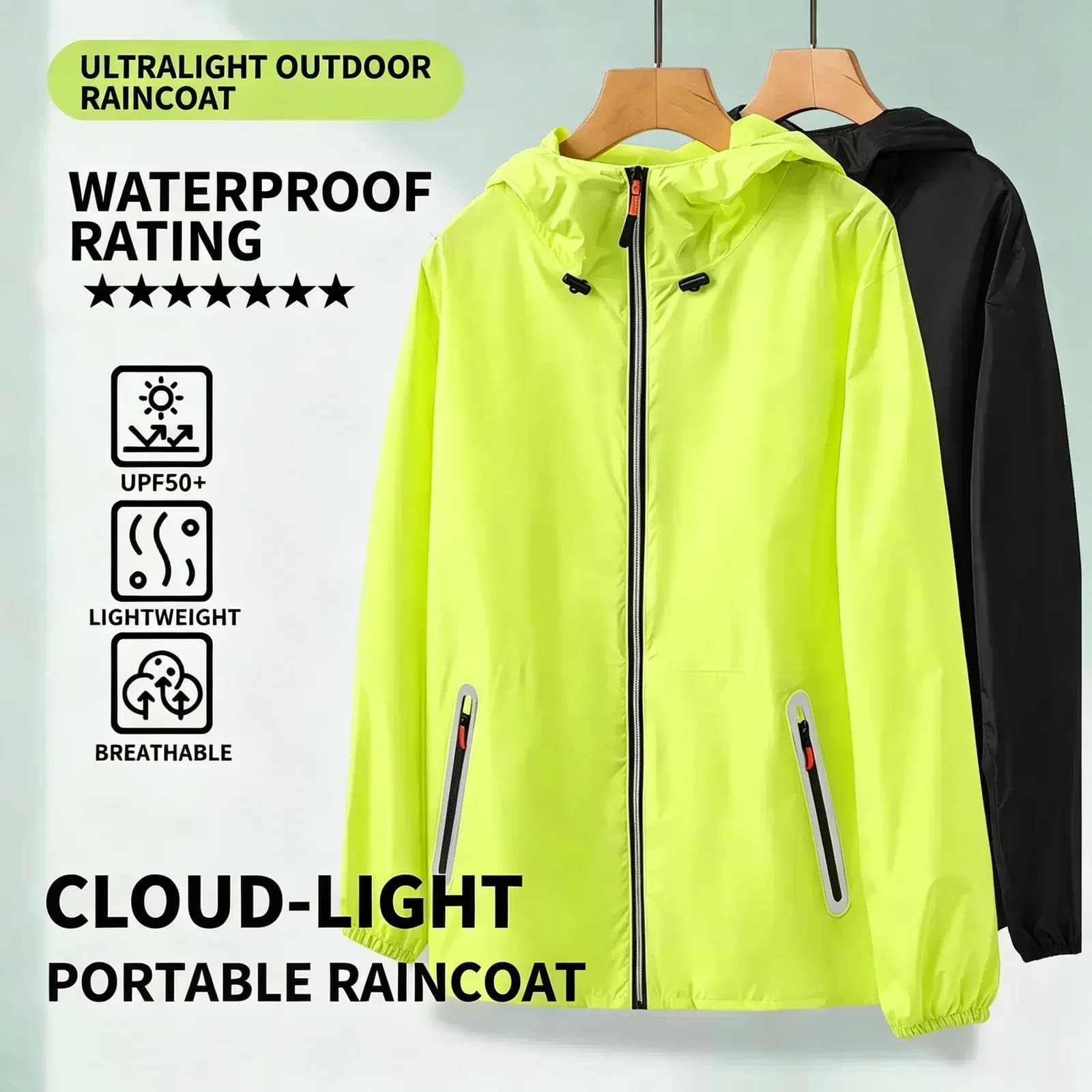 Ultralight Waterproof Rain Suit | Packable Jacket & Pants Set — product image 16