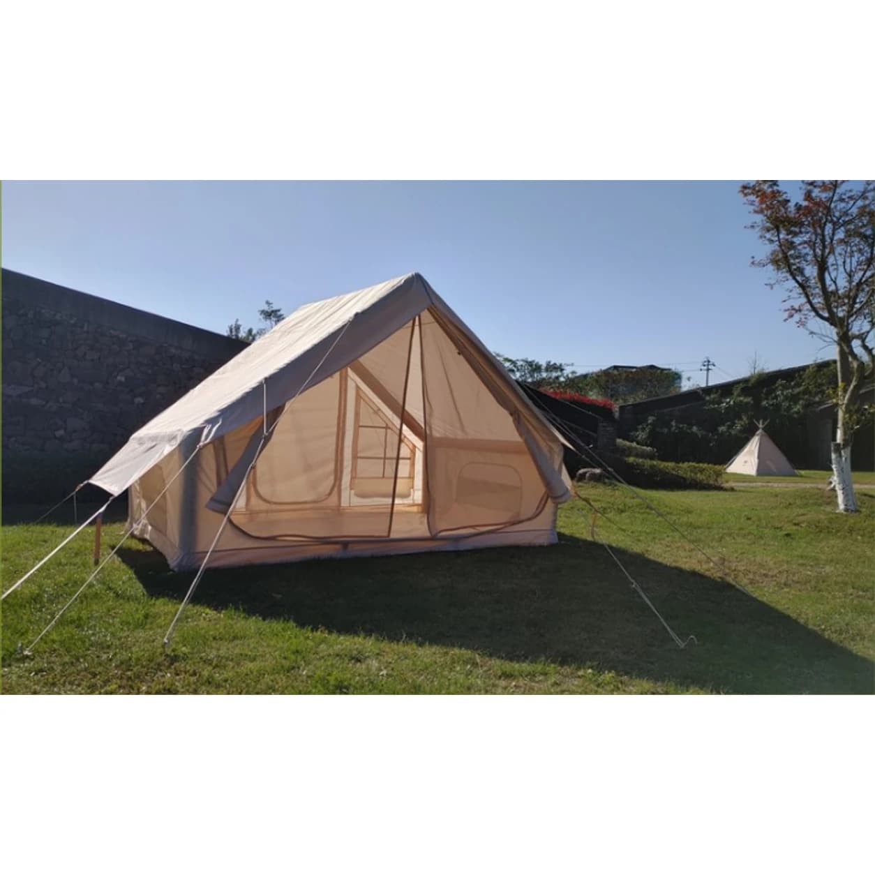 Starry-Sky Inflatable Tent | 6.3, 9 & 12 m² Khaki Models — Product image 3
