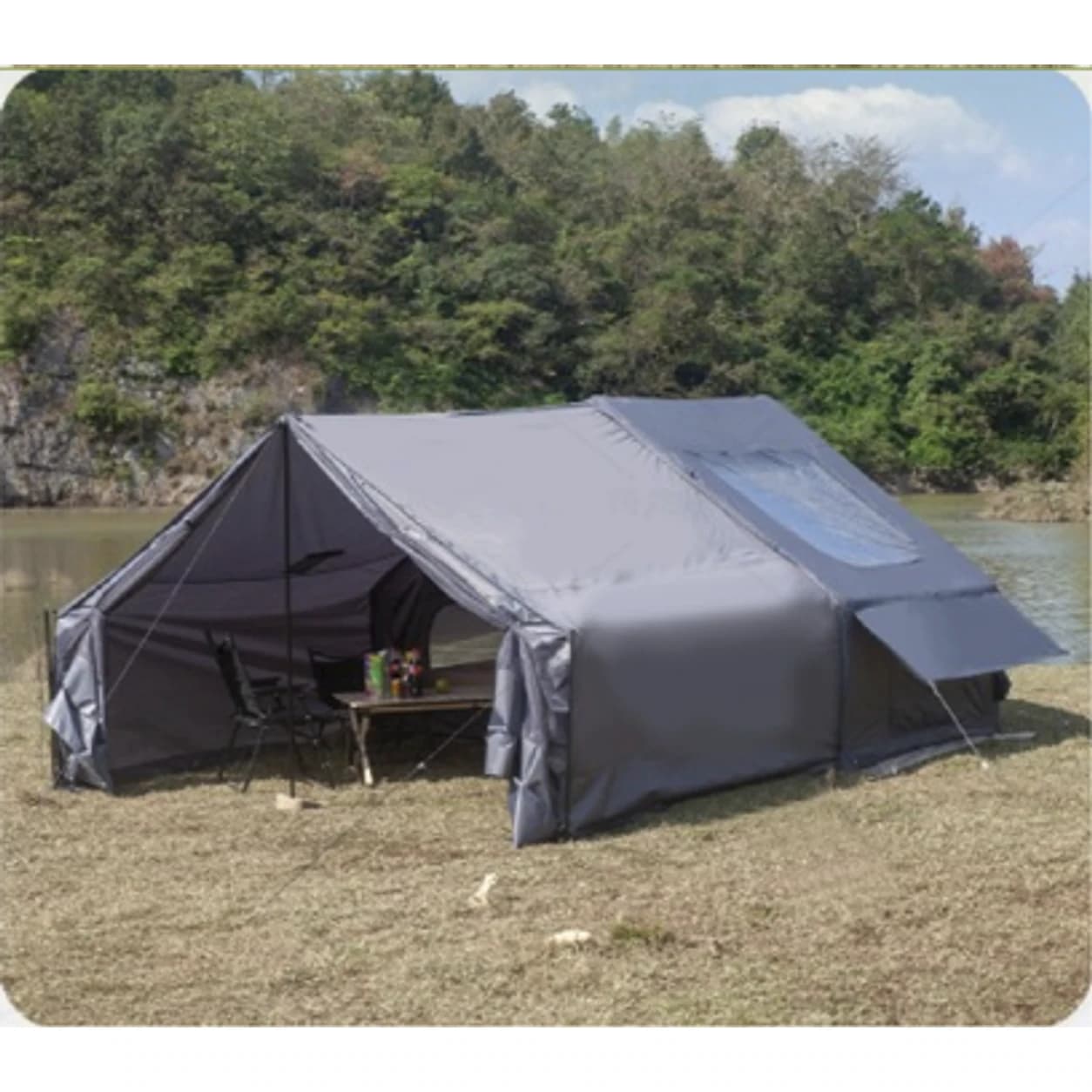 Starry-Sky Inflatable Tent with Canopy | 6.3 m² Extension Shelter — Product image 5