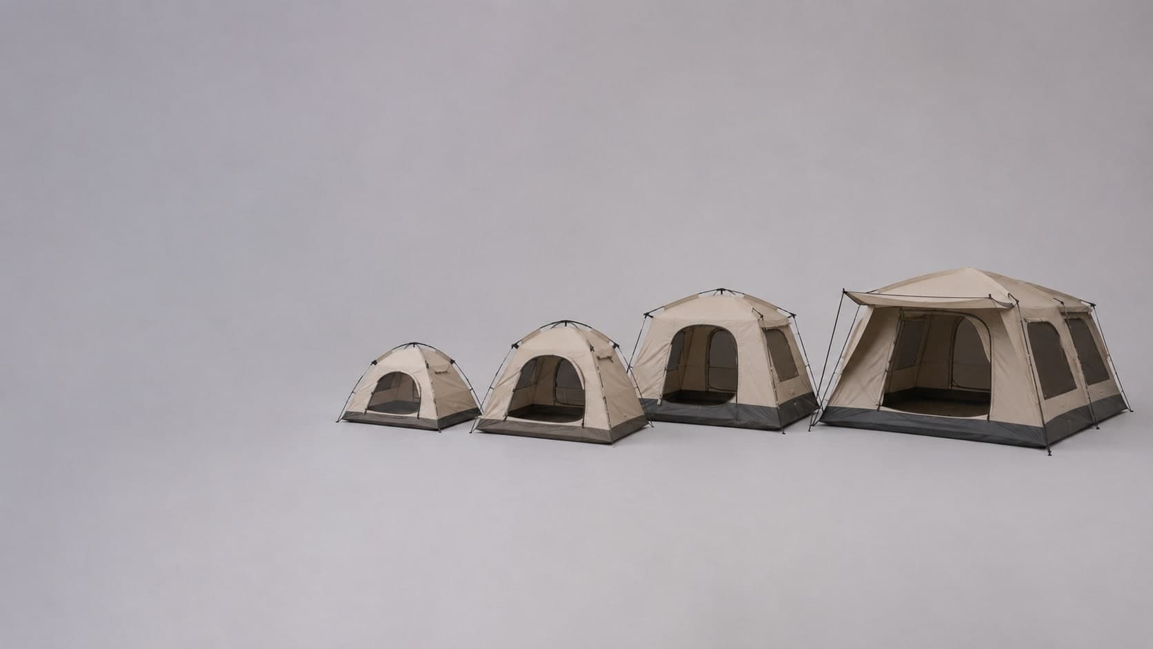 Wholesale camping tents of different sizes with 2026 factory-direct price bands