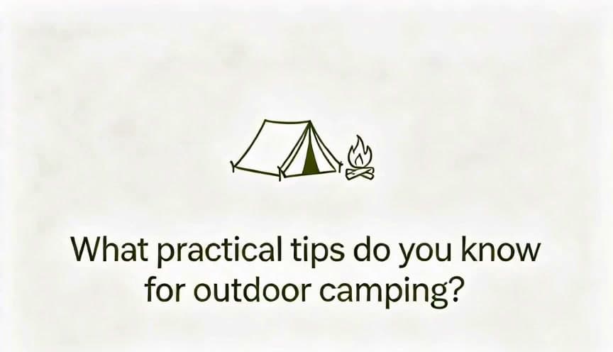 Campsite selection safety reminders shown in Seawing Facebook Reel