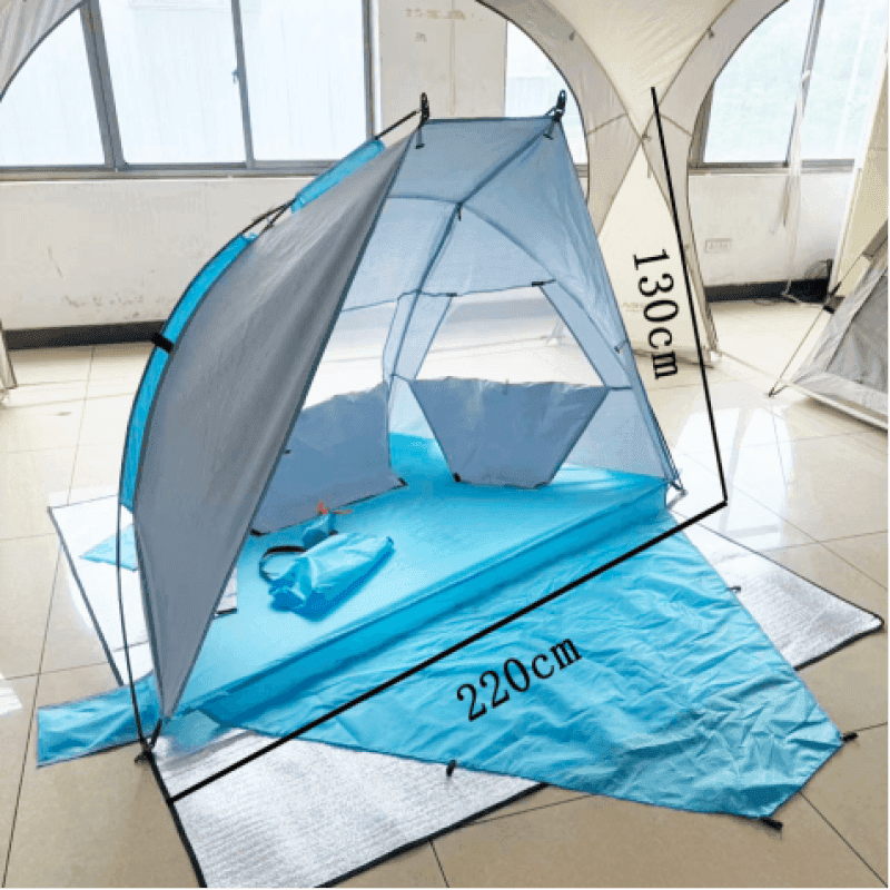Portable Beach Tent | Lightweight Sun Shade Shelter (Ocean Blue)