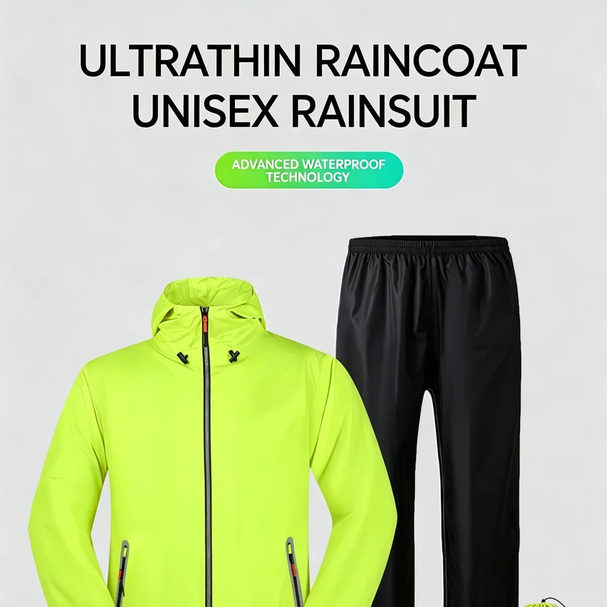 Ultralight Waterproof Rain Suit | Packable Jacket & Pants Set