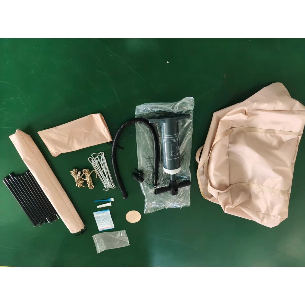 Hexagonal Inflatable Tent | 292 × 146 × 200 cm Khaki Shelter — Product image 6 Hexagonal Inflatable Tent | 292 × 146 × 200 cm Khaki Shelter — Product image 6