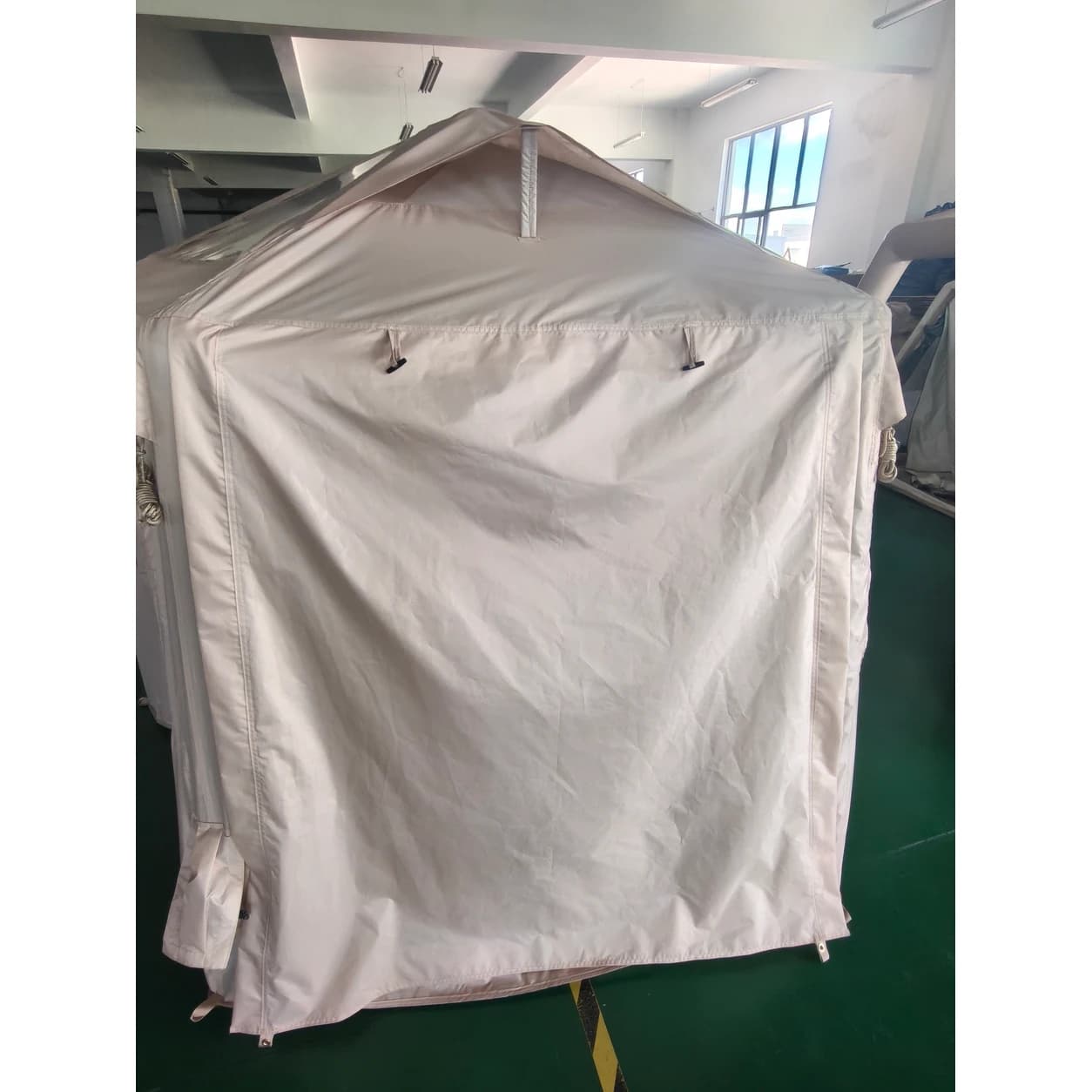 Hexagonal Inflatable Tent | 292 × 146 × 200 cm Khaki Shelter — Product image 12 Hexagonal Inflatable Tent | 292 × 146 × 200 cm Khaki Shelter — Product image 12