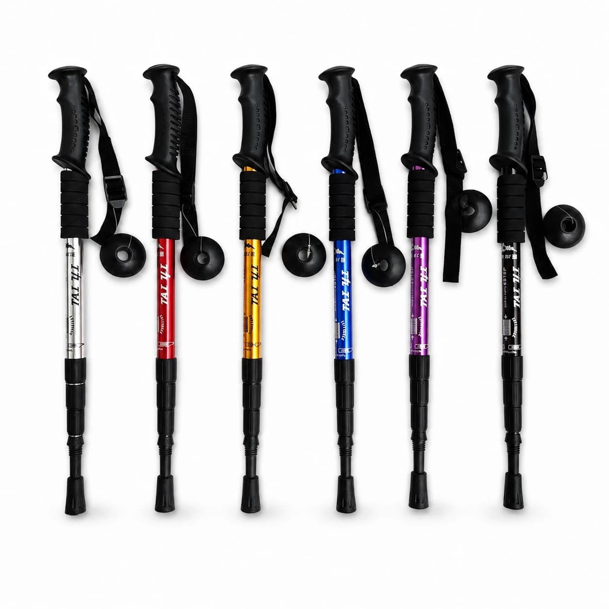 Adjustable Anti-Shock Trekking Poles | Multiple Colors